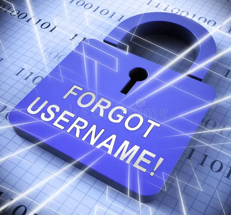 forgot username